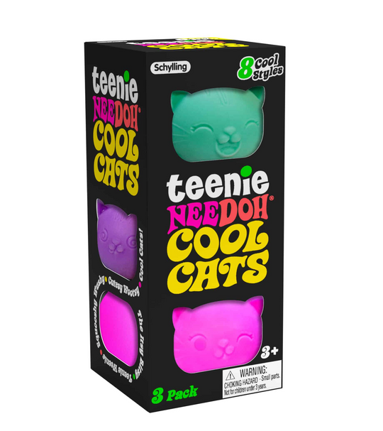 NeeDoh Teenie Cool Cat Trio