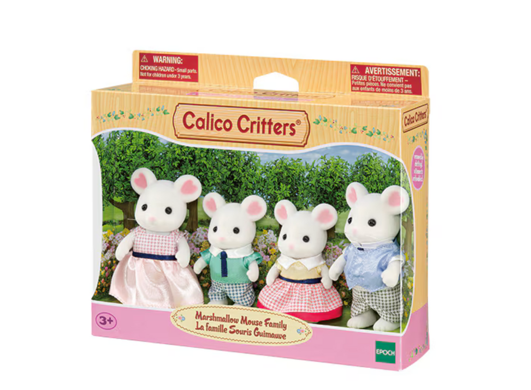 Calico Critters - Marshmallow Mouse Family