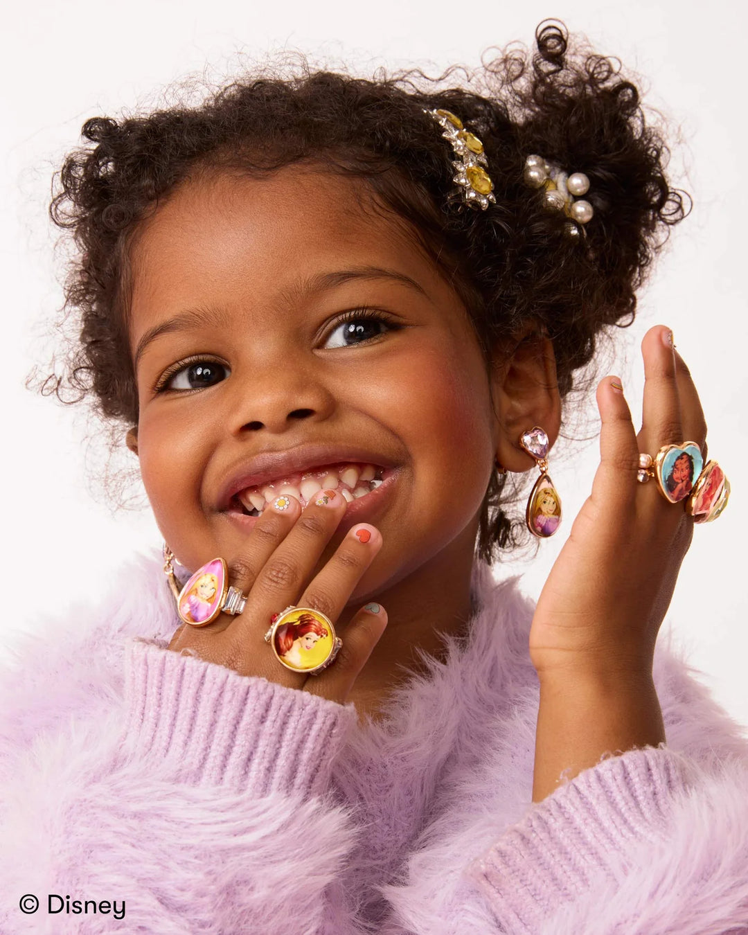 Princesses 5 Piece Ring Set