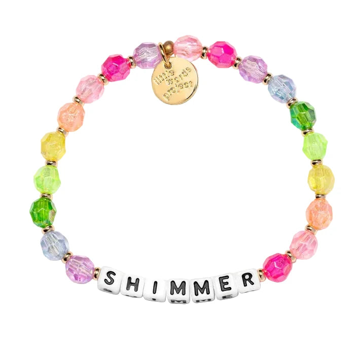 Shimmer Bejeweled bracelet S/M sparkling stackable bracelet
