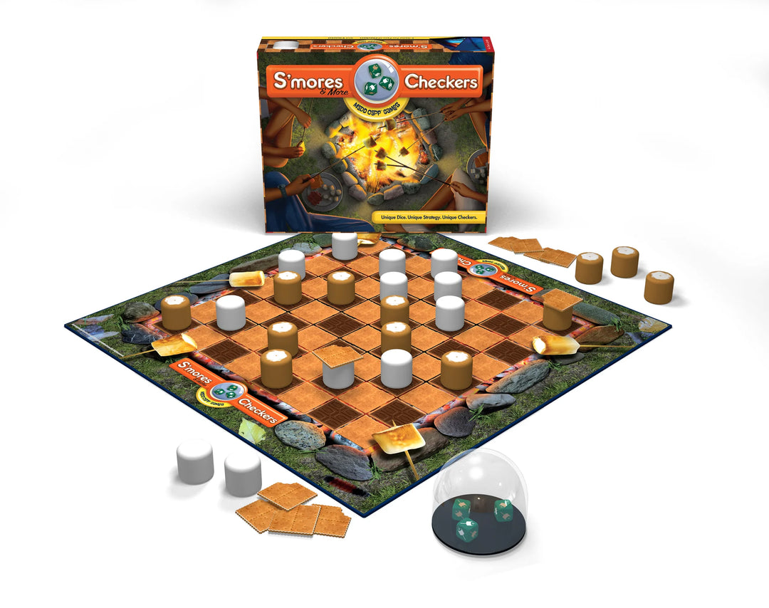 S'mores & More Checkers Board Game