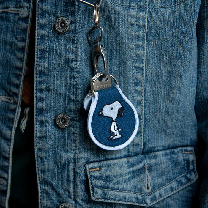 Snoopy Classic Patch Keychain