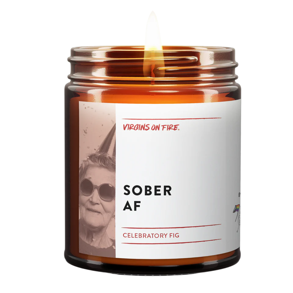 Sober AF Candle