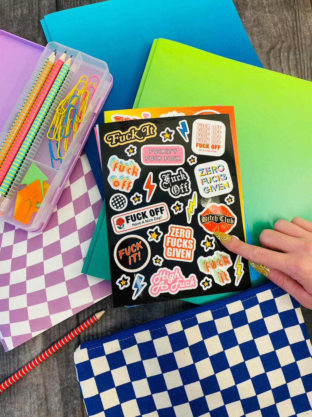 Fuck It Sticker Sheet