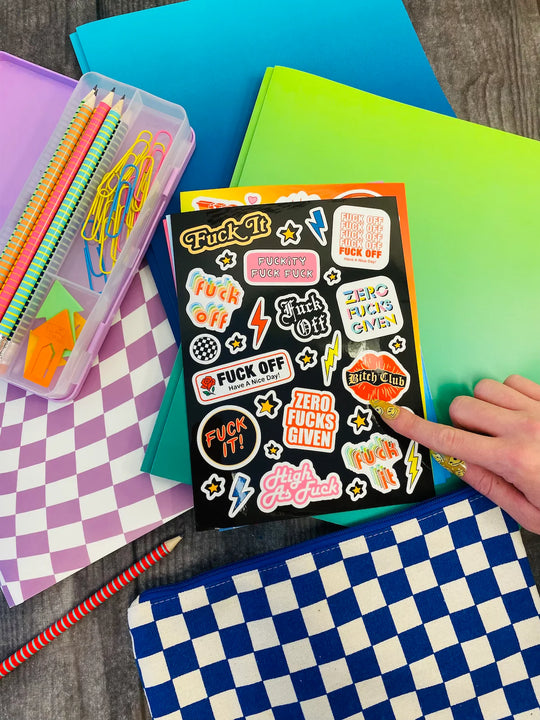 Fuck It Sticker Sheet