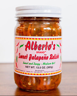 Alberto's Sweet Jalapeno Relish Medium Hot
