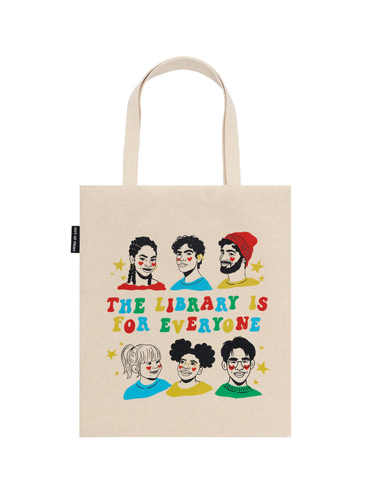 The Library is for Everyone Tote Bag