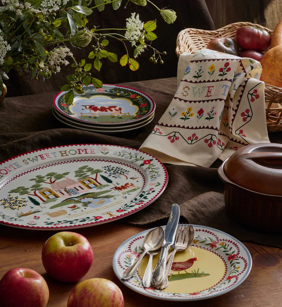 Home Sweet Home Porcelain Serving Platter