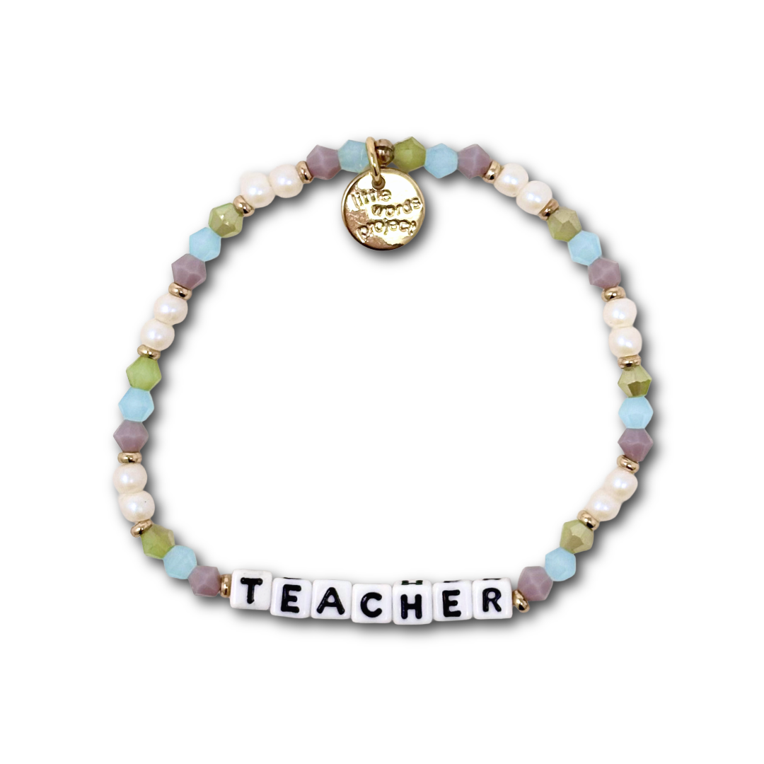 Teacher School Supplies Bracelet 