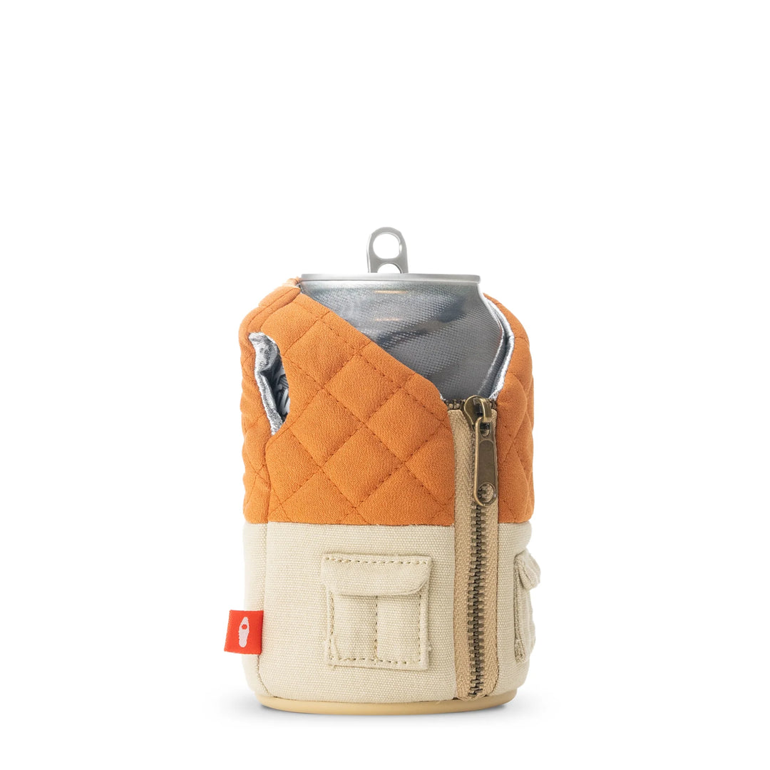 Brown and Tan Bird Dog Koozie