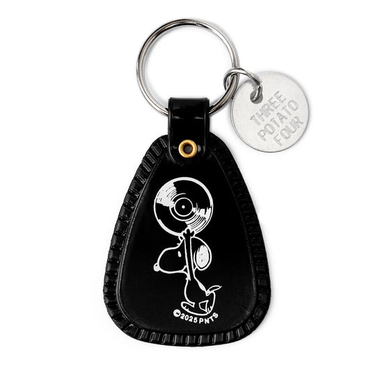Snoopy Record Saddle Keychain