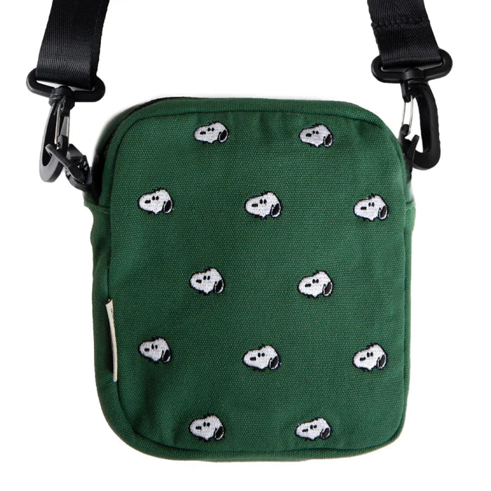 Snoopy Embroidered Crossbody Forest Bag