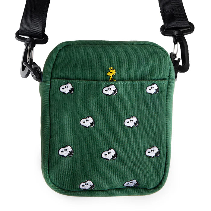 Snoopy Embroidered Crossbody Forest Bag