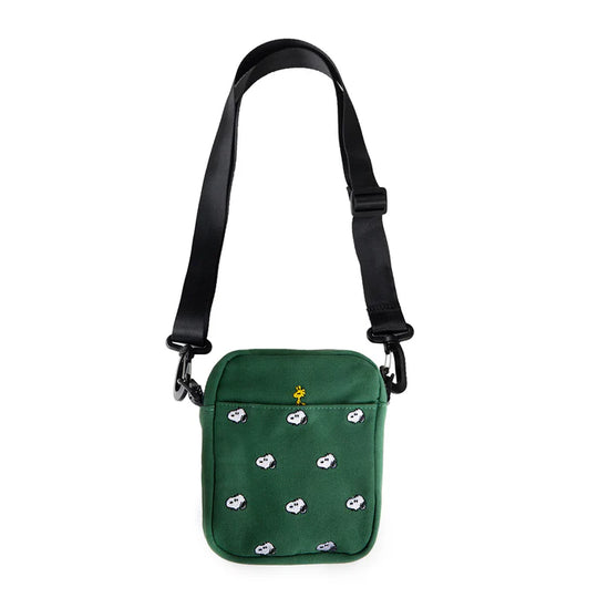 Snoopy Embroidered Crossbody Forest Bag