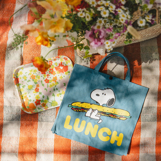 Snoopy Lunch Vintage-Style Tote