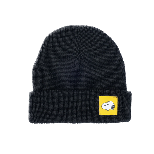 Black Snoopy Beanie