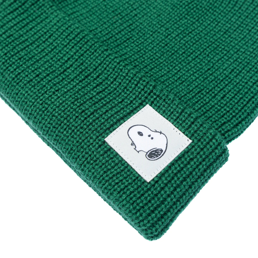 Forest Green Snoopy Beanie