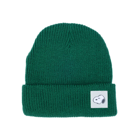 Forest Green Snoopy Beanie
