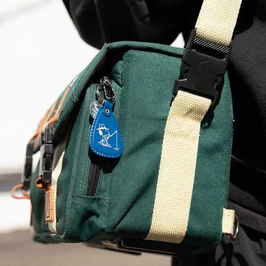 Snoopy Fisherman Saddle Keychain
