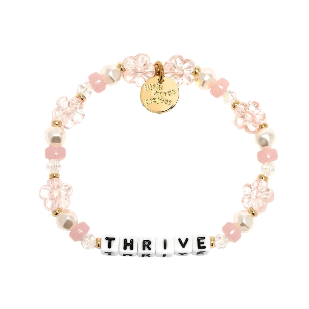 Thrive Hibiscus bracelet M/L tropical floral bracelet