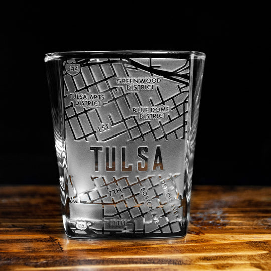 Rocks Glass Tulsa Map