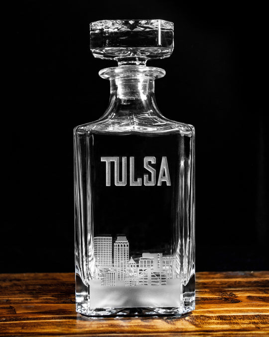 Tulsa Skyline Decanter
