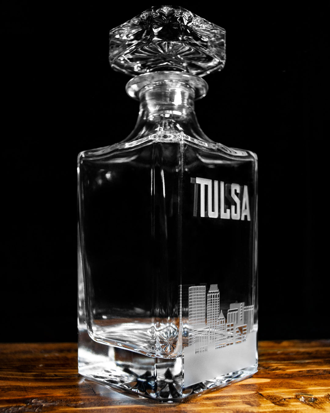 Tulsa Skyline Decanter