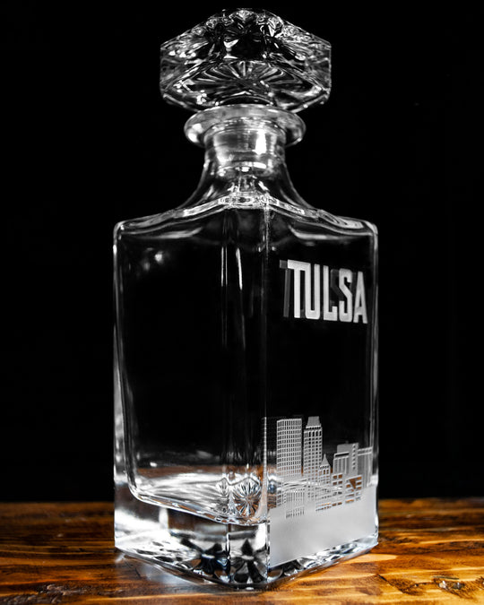 Tulsa Skyline Decanter