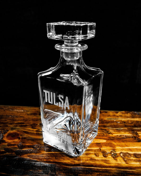 Tulsa Skyline Decanter