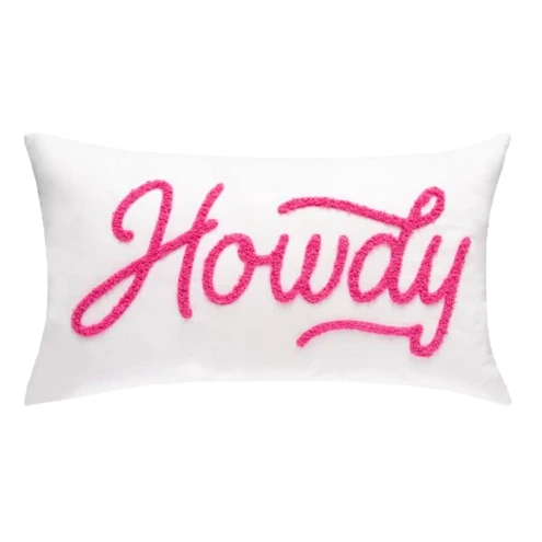 Howdy Loop Lumbar Pillow