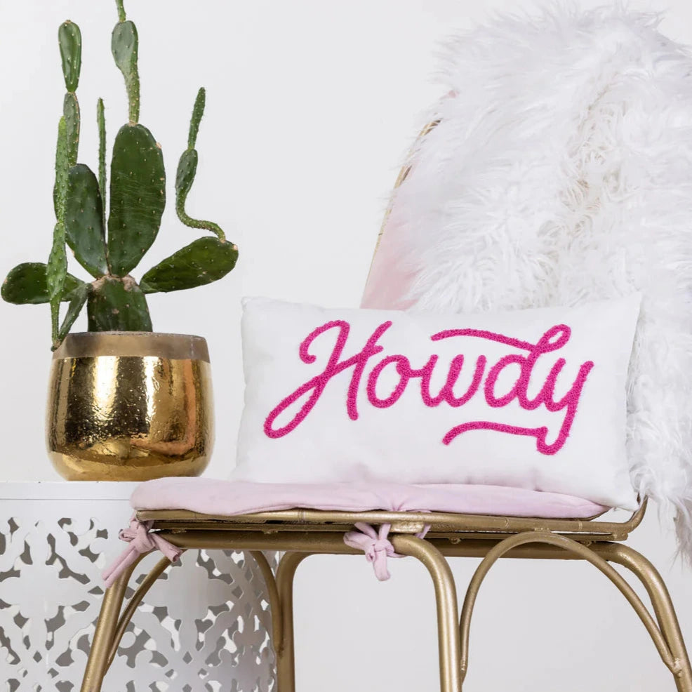 Howdy Loop Lumbar Pillow