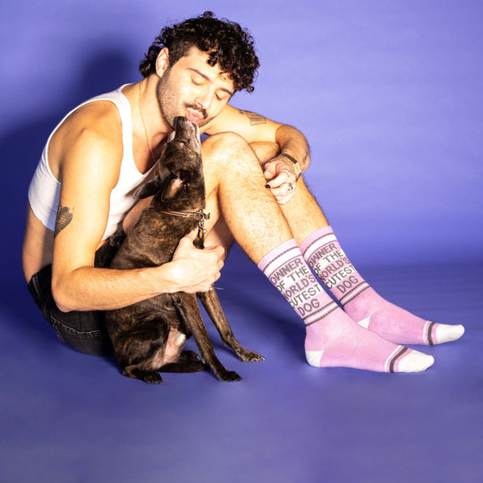 Owner Of The World's Cutest Dog Gym Socks