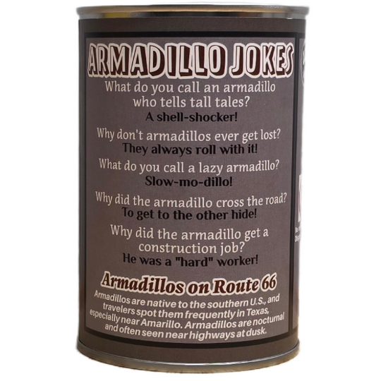 Canned Armadillo Plush - Route 66 Centennial Edition