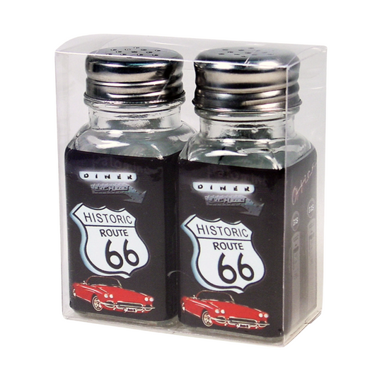 Route 66 Nostalgic Salt & Pepper Shakers