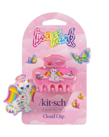 Lisa Frank Cloud Clip Angel Kitty