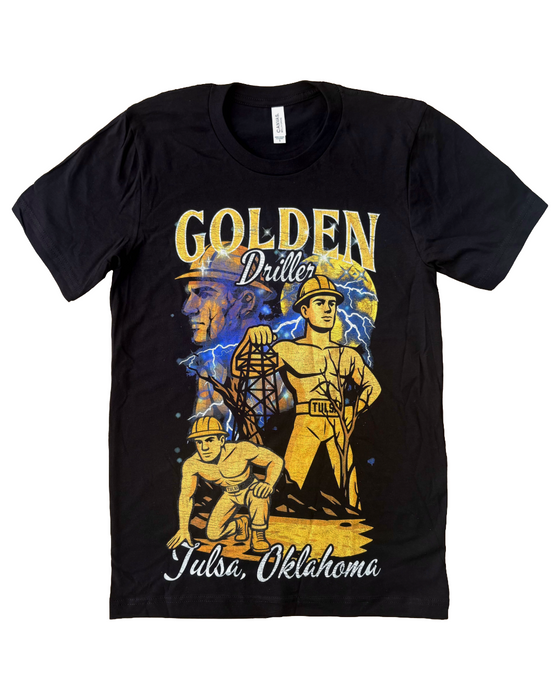 Golden Driller Rapper Tshirt | Passive Juice Motel