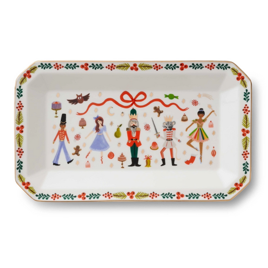 Nutcracker Porcelain Catchall Tray