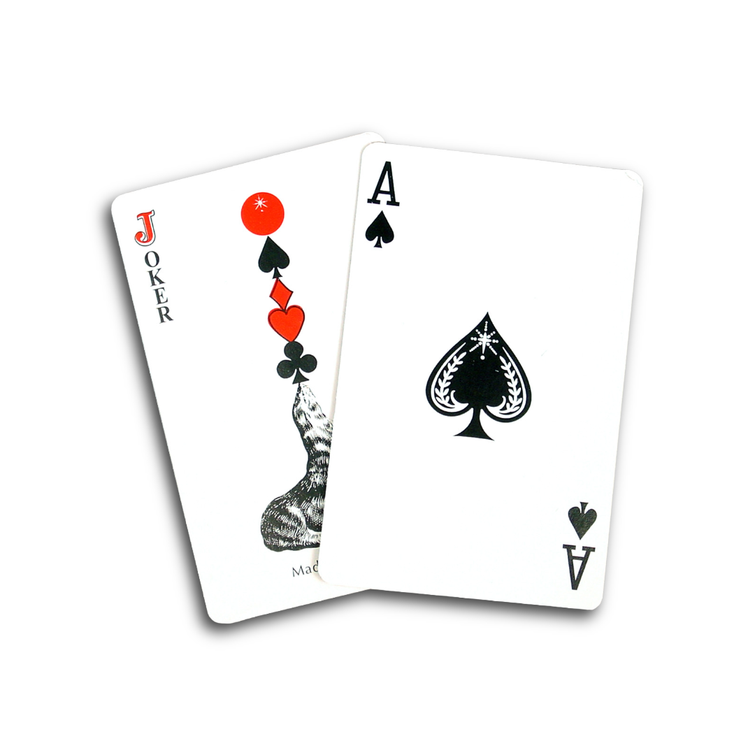 Oklahoma Map Design Playing Cards