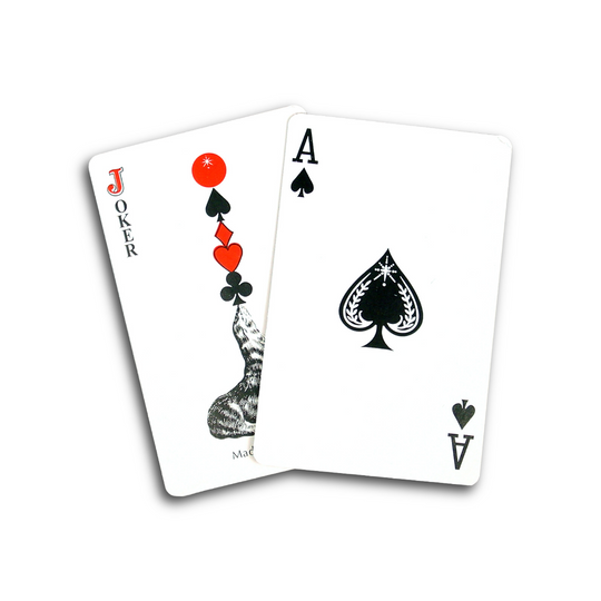 Oklahoma Map Design Playing Cards