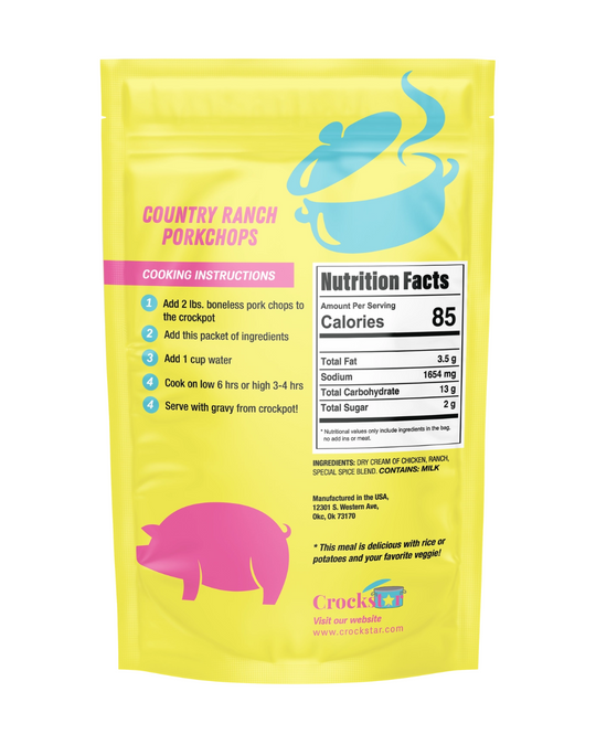 Country Ranch Porkchops Crockpot Meal Mix