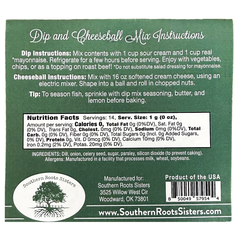 Dilliest Dill Dip Mix