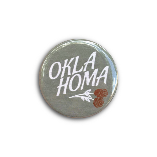 Oklahoma Rose 1.25" Button