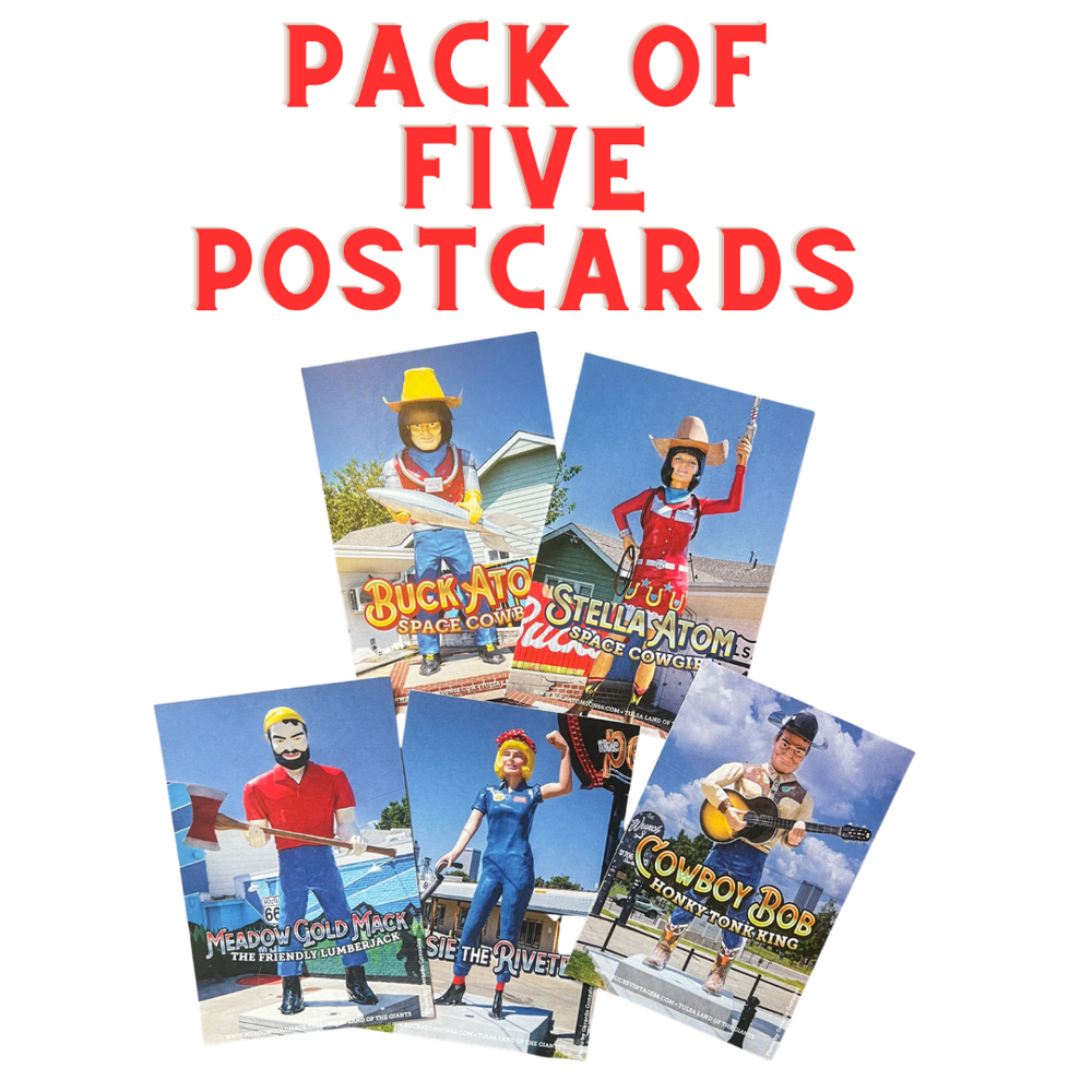 Route 66 Centennial Land of The Giants Postcard Pack