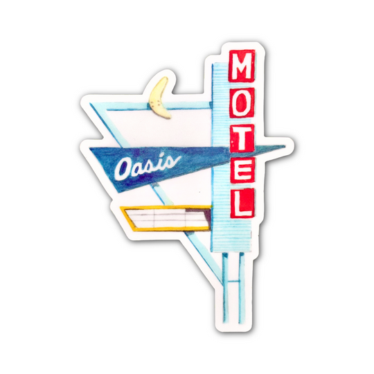 Oasis Motel Sticker