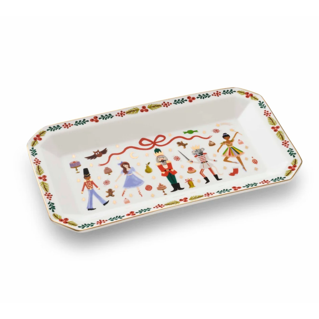 Nutcracker Porcelain Catchall Tray