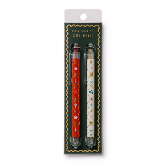 Holiday Argyle Gel Pen Set