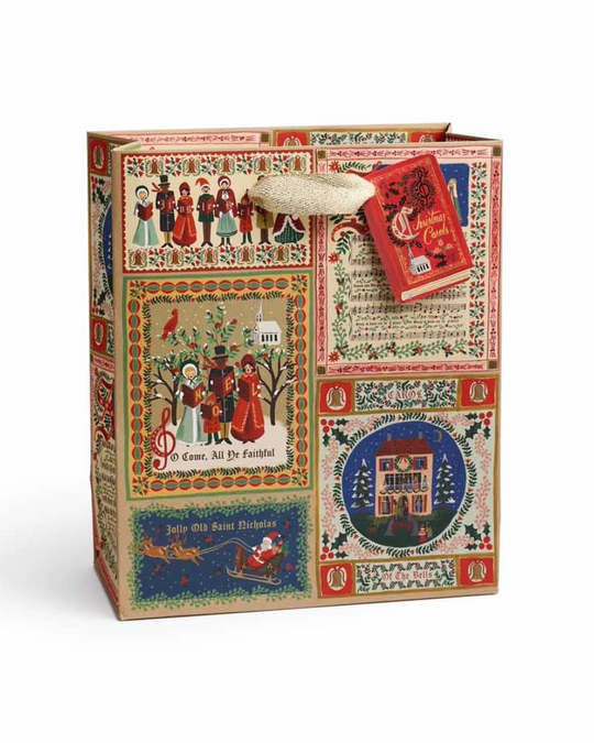 Christmas Carols Medium Gift Bag