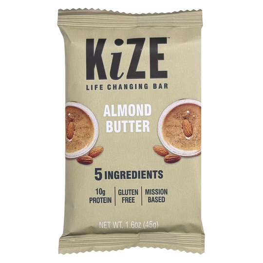 KiZE Almond Butter Protein Snack Bar