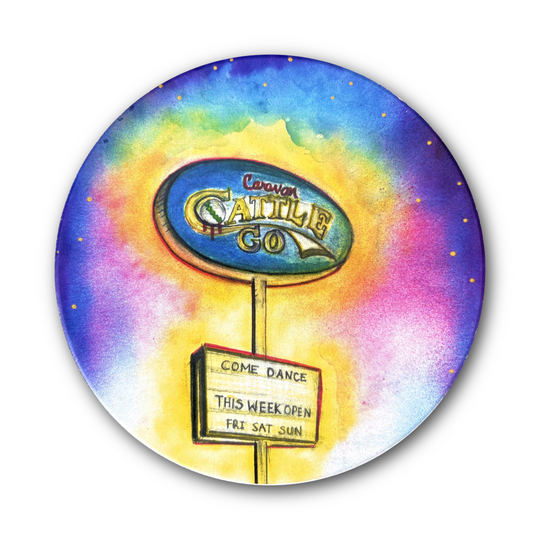 Caravan Cattle Co Coaster