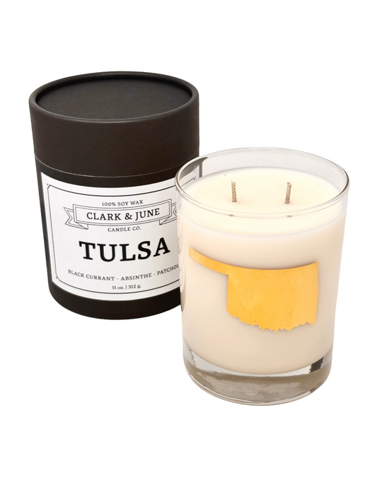 Tulsa Black Currant Absinthe Patchouli 11oz Candle
